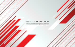 red and white modern abstract background design vector