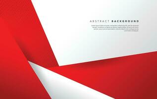 red and white modern abstract background design vector