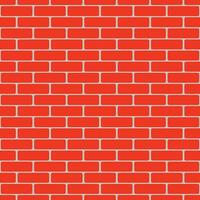 Illustration of red brick pattern seamless vector