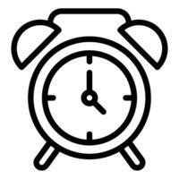 Education alarm clock Vector object illustration