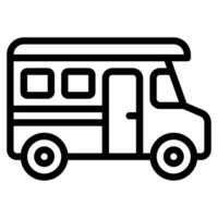 educación colegio autobús vector objeto ilustración