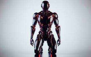 AI generated Humanoid Robot, robot, modern technology robot industry artificial intelligence AI photo