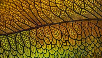 AI Generated Microscopic View of Butterfly Wing photo