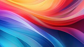 AI generated gradient swirl of bright colors, creating a playful and fun abstract background photo