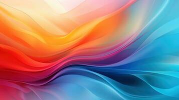 AI generated gradient swirl of bright colors, creating a playful and fun abstract background photo