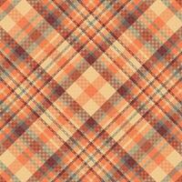 Tartan plaid pattern with texture and summer color. vector