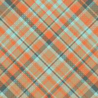 Tartan plaid pattern with texture and summer color. vector