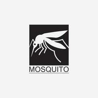 mosquito icono y insecto logo animal ilustración diseño gráfico vector
