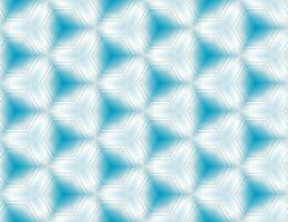 Seamless abstract blue and white textured geometric pattern with kaleidoscope effect. Symmetric hexagon ornament for digital paper, textile printing, wallpaper background design vector