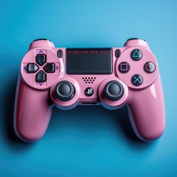 AI generated New and Modern Gaming Remote Realistic Photo of Isolated Game Controller Generative AI