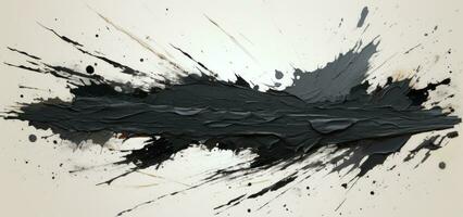 AI generated black and white splashes photo
