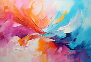 AI generated Abstract colorful background photo