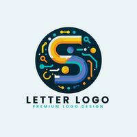 S Letter Concept Logo Design Vector Template