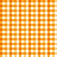 Orange shade plaid pattern background. plaid pattern background. plaid background. Seamless pattern. for backdrop, decoration, gift wrapping, gingham tablecloth. vector