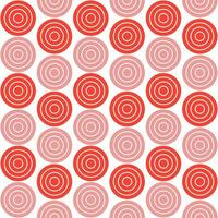 Red shade circle pattern. Circle vector seamless pattern. Decorative element, wrapping paper, wall tiles, floor tiles, bathroom tiles.