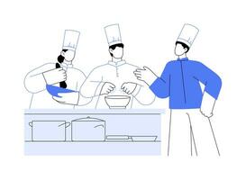 cocina personal formación resumen concepto vector ilustración.