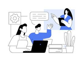 Asking a question isolated cartoon vector illustrations.