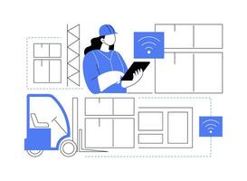 Navigation system isolated cartoon vector illustrations.