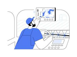 Yield monitoring abstract concept vector illustration.