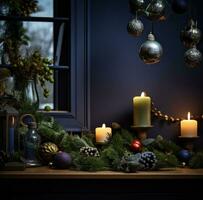 AI generated how to make holiday decoration in your home, photo