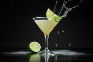 AI generated margarita cocktail. Pro Photo