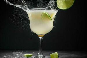 AI generated margarita cocktail. Pro Photo