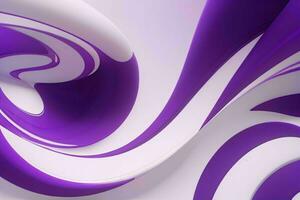 AI generated 3d rendering luxury bold purple and white abstract background. Pro Photo