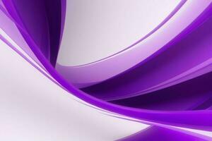 AI generated 3d rendering luxury bold purple and white abstract background. Pro Photo