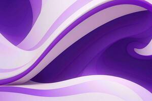 AI generated 3d rendering luxury bold purple and white abstract background. Pro Photo