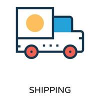 Trendy Delivery Concepts vector