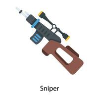 Trendy Sniper Concepts vector