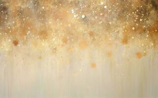AI generated a white glittery background that is decorated with firework light photo
