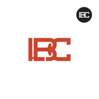 Letter LBC Monogram Logo Design vector