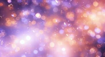 AI generated colorful background with a lights from a star shaped disc photo