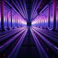 AI Generated Design element. 3D illustration. rendering. futuristic interior.AI Generative. photo