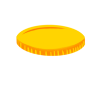 The gold coin drawing png image for Business or casino concept