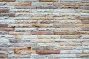 Tile brick wall modern vintage background photo