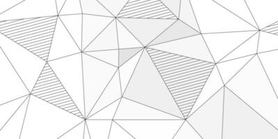 abstract modern elegant white background with triangles lines vector