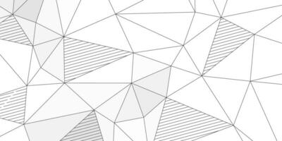 abstract modern elegant white background with triangles lines vector