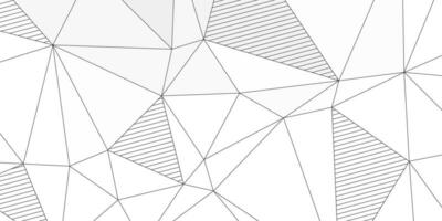 abstract modern elegant white background with triangles lines vector