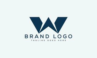 letter W logo design vector template design for brand.