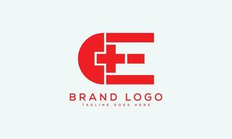 letter E logo design vector template design for brand.