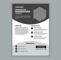 Corporate Business Flyer Design Template vector