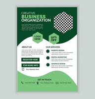 Corporate Business Flyer Design Template vector