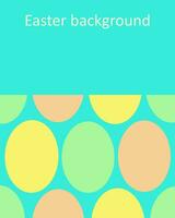 Vector isolated illustration of Easter background. Simple festive background.