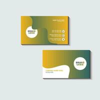 Creative Print Business Card Design vector