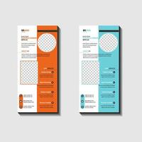 Professional Rack Card Design Templates vector