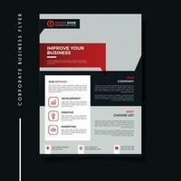 Professional and creative corporate business flyer template. vector