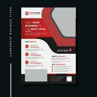 Professional and creative corporate business flyer template. vector