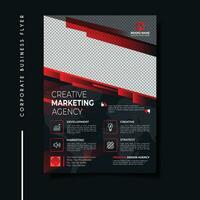 Professional and creative corporate business flyer template. vector